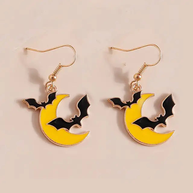 Halloween Themed Drop Earrings